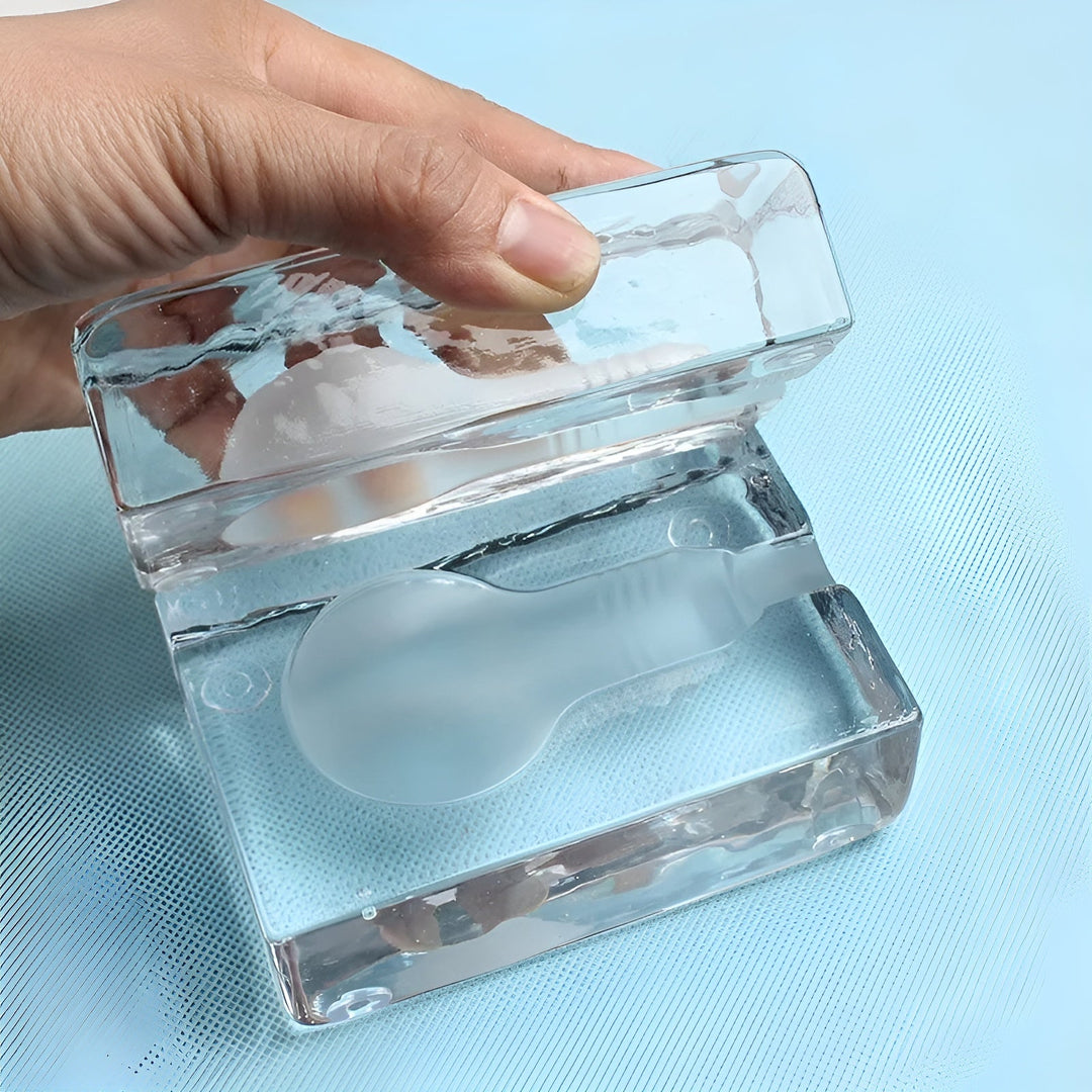 IceLuxe Light – Minimalistic Ice Cube LED Glass Lamp | Kalsten