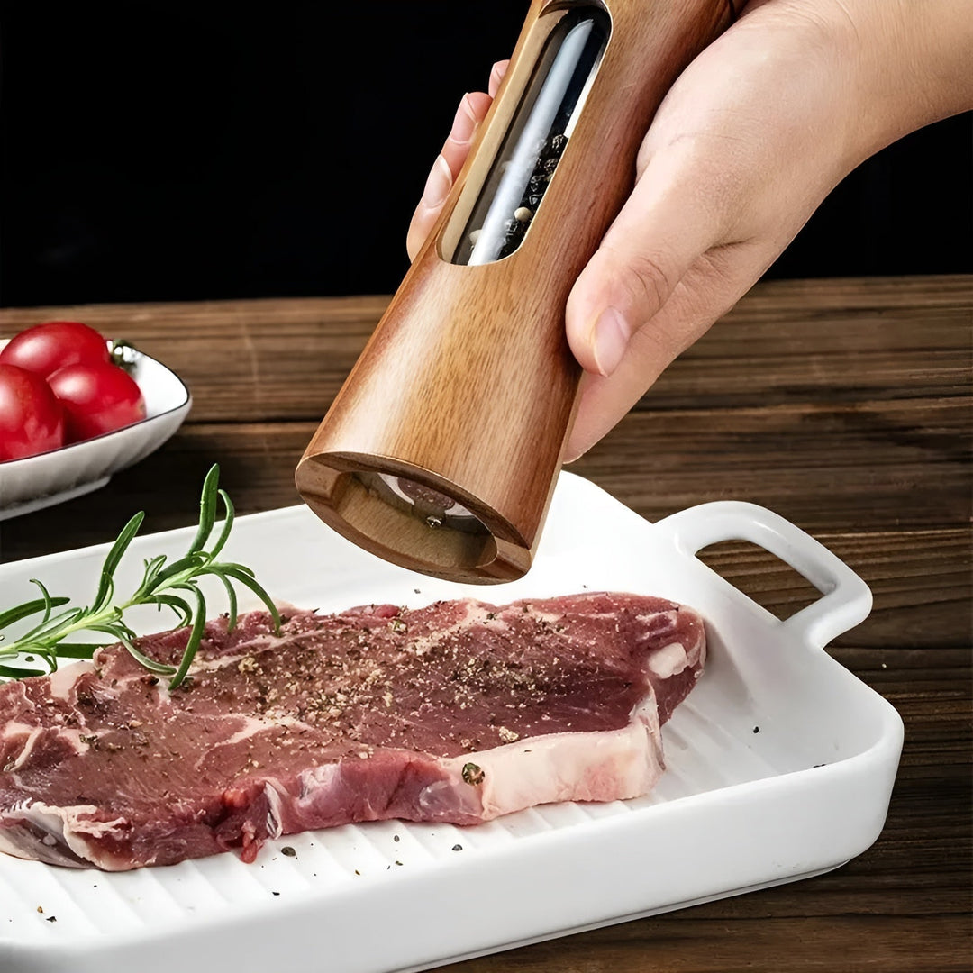 Manual Salt & Pepper Grinder Set