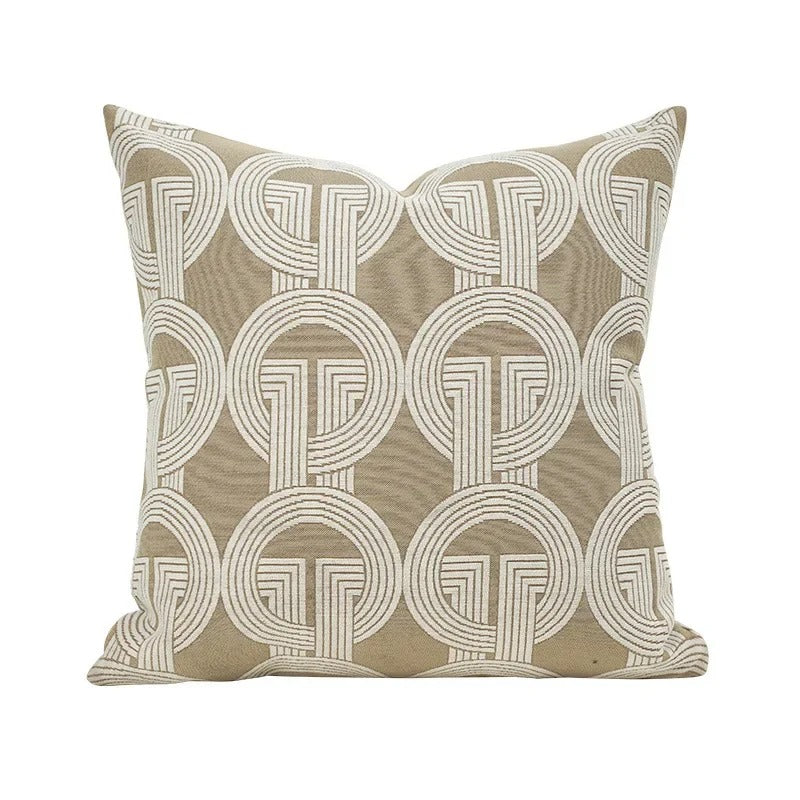 VelvetGlow Cushion Cover - Double-sided Geometric Cushion Cover of Luxury Jacquard Kalsten