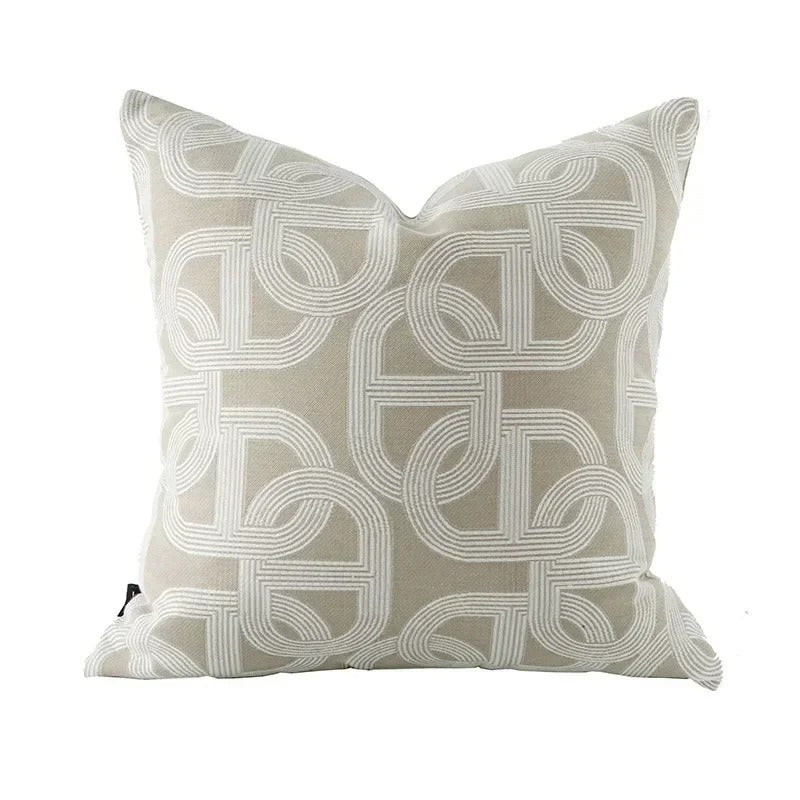 VelvetGlow Cushion Cover - Double-sided Geometric Cushion Cover of Luxury Jacquard Kalsten
