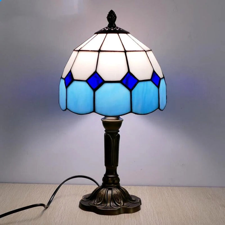 Table Lamp LED Baroque Retro E27 - Vintage Tiffany Glass | Kalsten