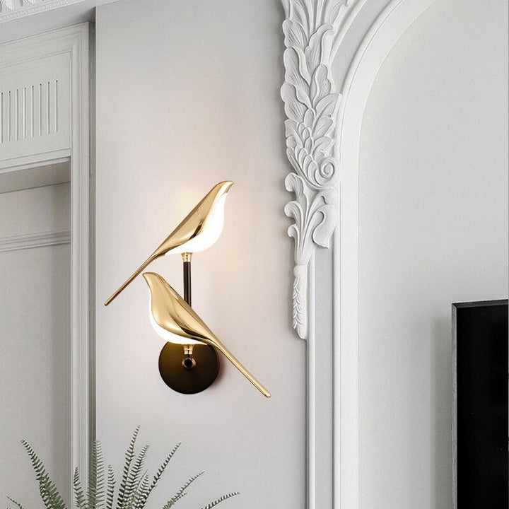 LumiBird Nordic LED Bird Wall Lamp - Elegant light for your space | Kalsten