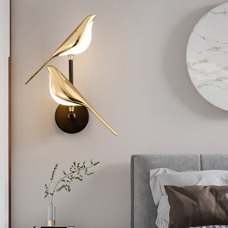 LumiBird Nordic LED Bird Wall Lamp - Elegant light for your space | Kalsten