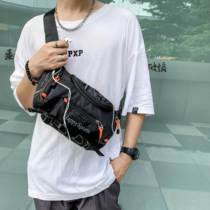 Water-Resistant Men’s Waist and Sling Bag – Multi-Way Travel & Outdoor Pack | Kalsten