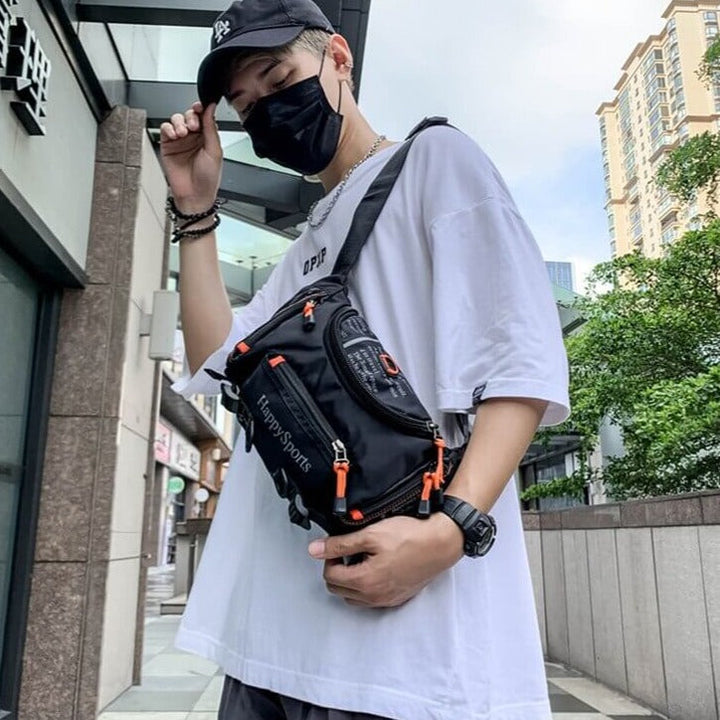 Water-Resistant Men’s Waist and Sling Bag – Multi-Way Travel & Outdoor Pack | Kalsten