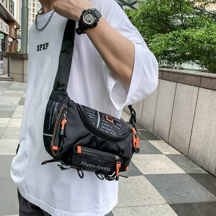 Water-Resistant Men’s Waist and Sling Bag – Multi-Way Travel & Outdoor Pack | Kalsten