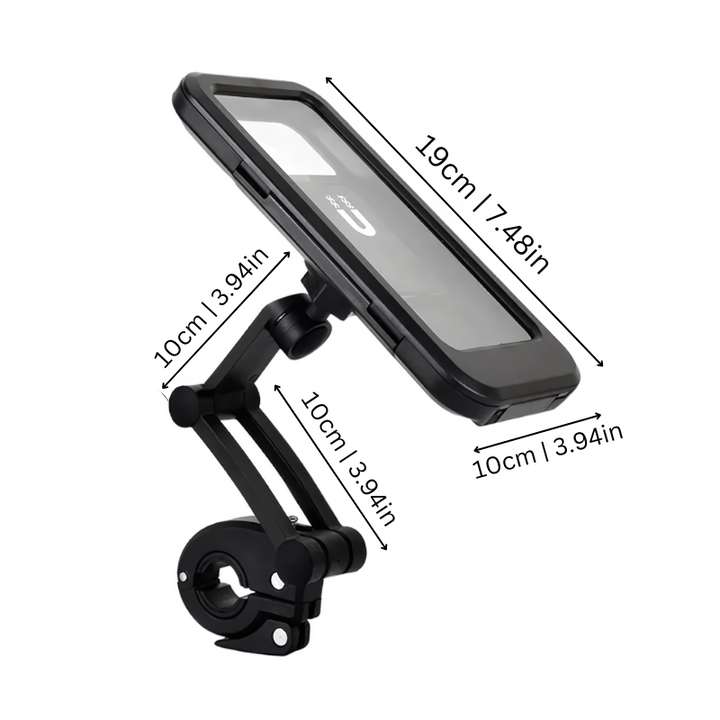 Kalsten | SafeRide Waterproof Phone Holder – 360° Rotatable for Bike and Rain Weather