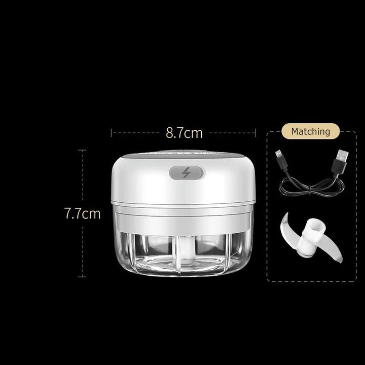 Kalsten | ZerkliX Electric Mini Chopper | Compact & Rechargeable | BPA-free & Stainless Steel Blades | 150 ml