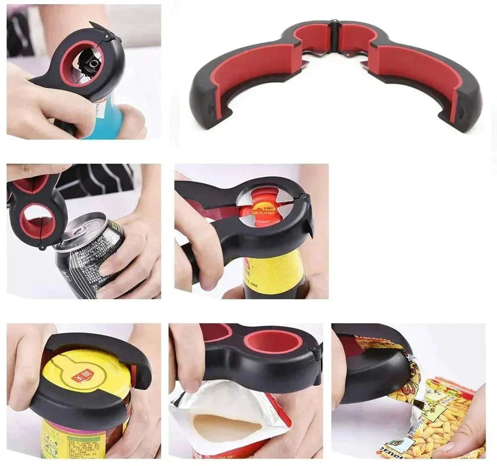 6-in-1 kitchen opener for bottles & jars | Kalsten