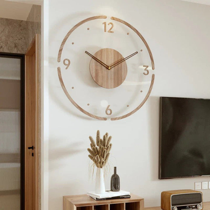 Kalsten | NORDORA – Silent Scandinavian Wall Clock Made of Natural Wood
