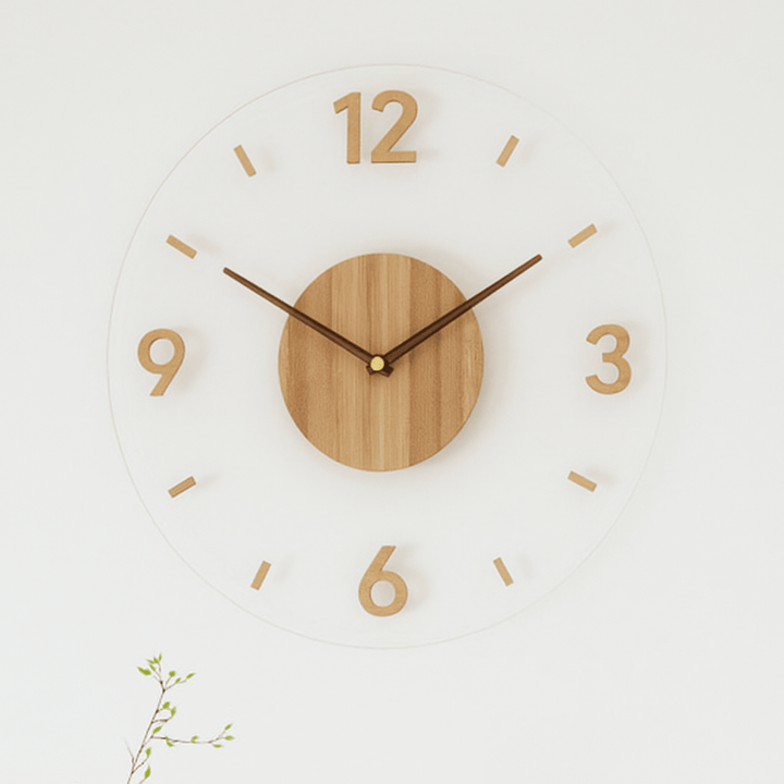 Kalsten | NORDORA – Silent Scandinavian Wall Clock Made of Natural Wood