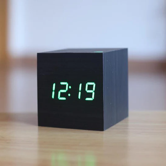 Kalsten | Wooden Digital Clock with LED Display