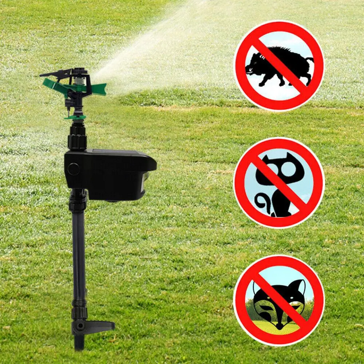 Kalsten | Automatic Motion-Activated Animal Repellent Garden Sprinkler - Animal Sensor Outdoor Lawn Yard Water Sprinkler
