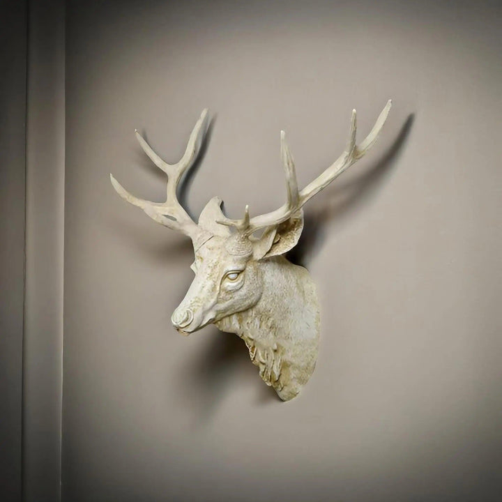 Kalsten | MysticHorn™ | Majestic Deer Head Wall Decor | Rustic Antler Design for Cabin & Lodge Home Decor