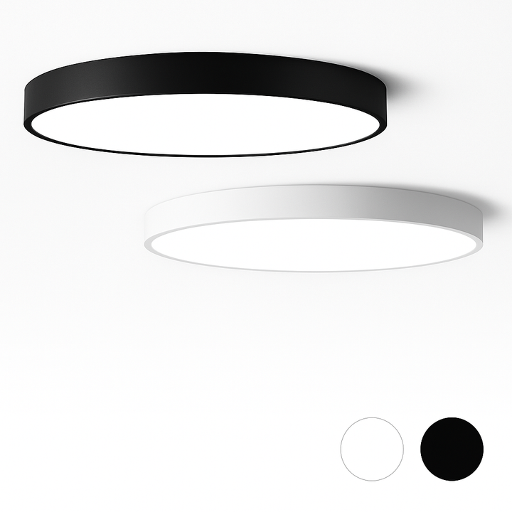 Ceiling Light Iron 9.1 in Dimmable LED Frosted Glass Bedroom Kitchen Dining Room Modern Lighting Fixture | Kalsten
