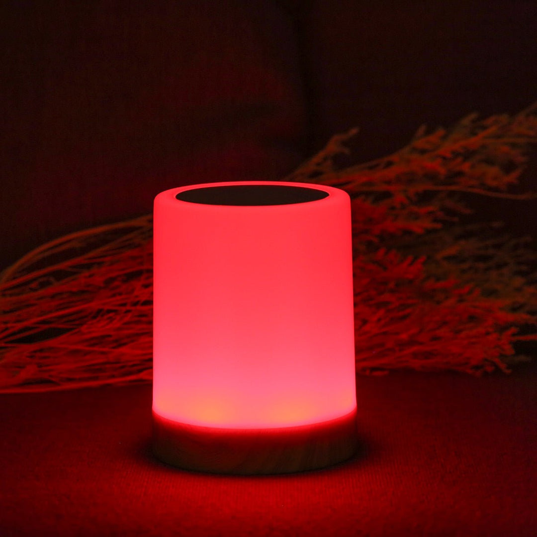 Wood Base Touch Control LED Table Lamp Kalsten