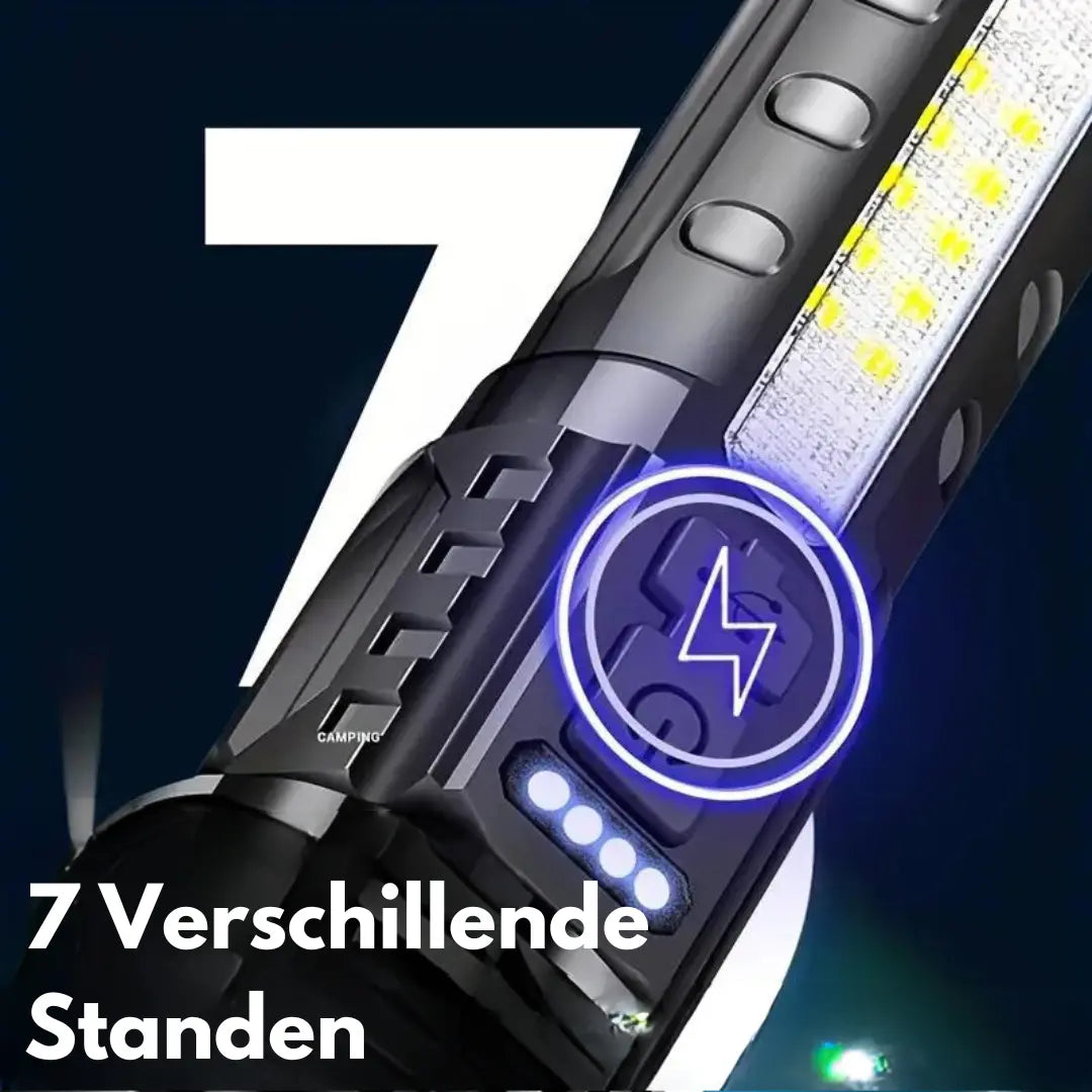 Kalsten | PowerBeam Military Torch with 5000 Lumens