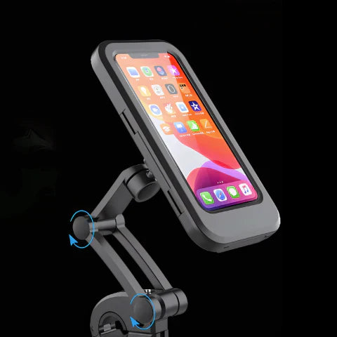 Kalsten | SafeRide Waterproof Phone Holder – 360° Rotatable for Bike and Rain Weather