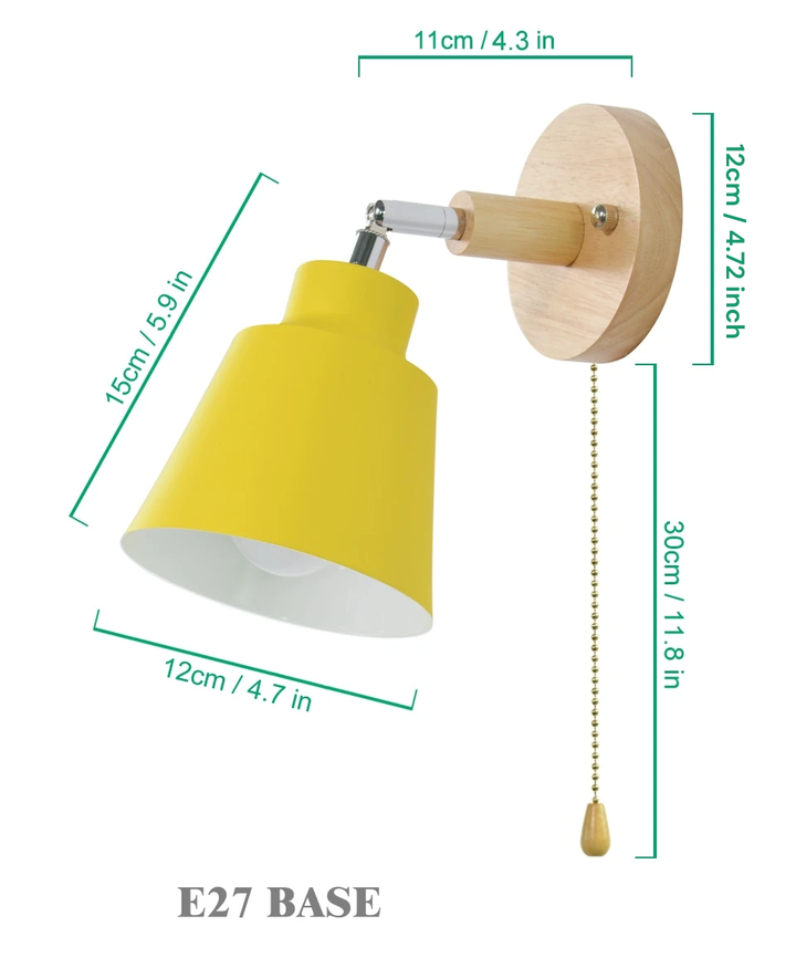 Wall Lamp with Pull Switch - TwistGlow | Kalsten