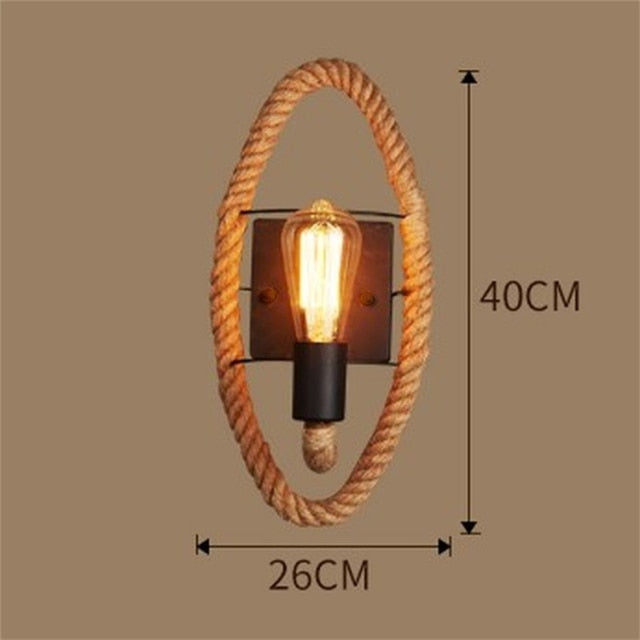 Vintage Rope Wall Light | Kalsten