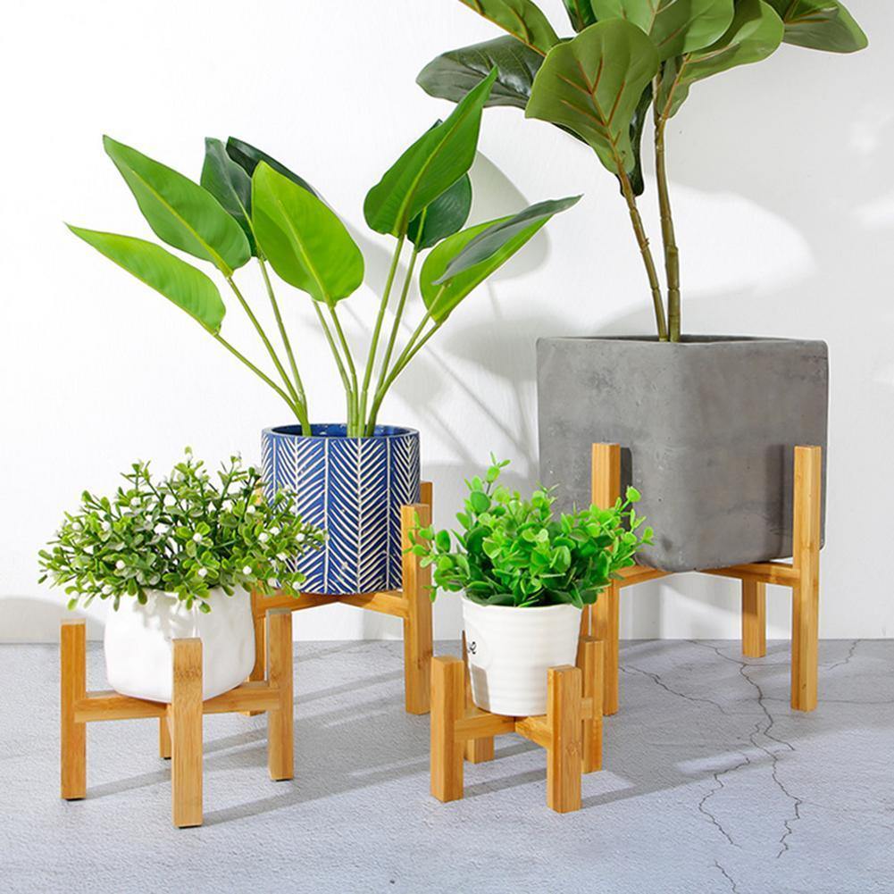 Kalsten | Elevate Plant Stand made of solid wood | Adjustable & Stable | Perfect for indoors
