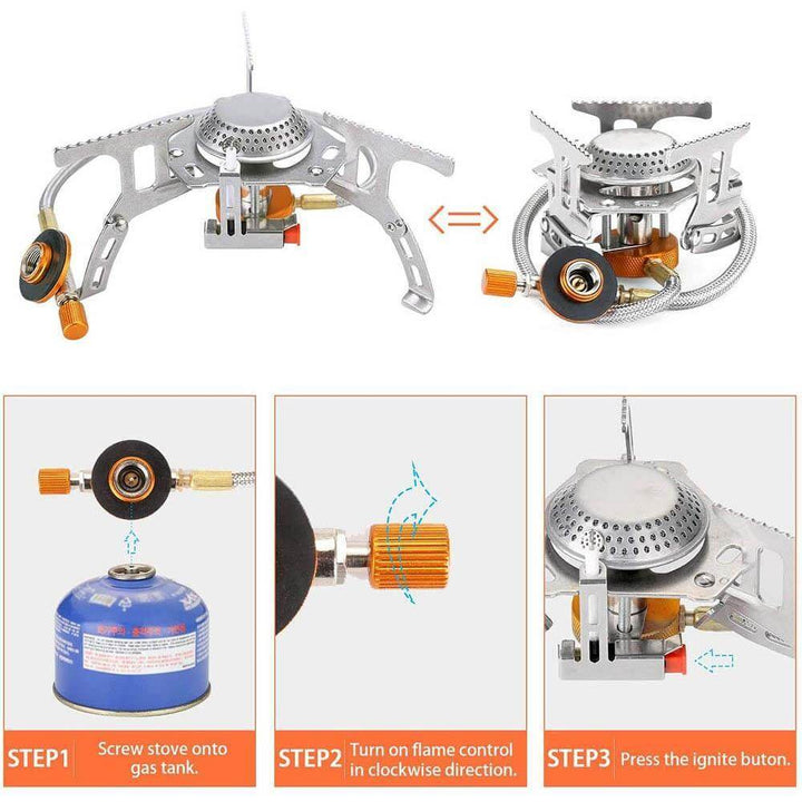 Spider X Camping Stove Set with Cookware | Kalsten