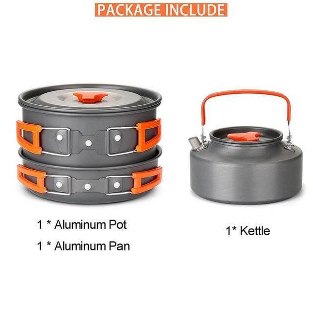 Spider X Camping Stove Set with Cookware | Kalsten