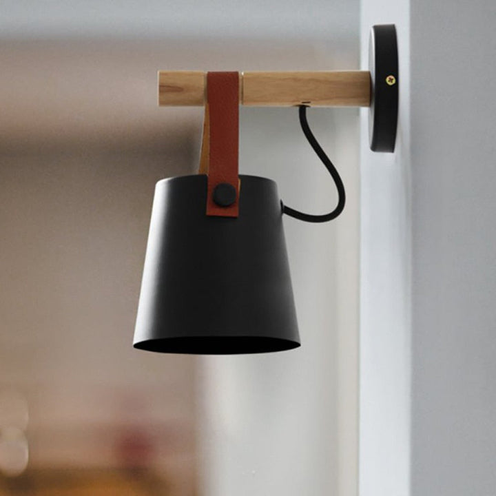 Nordic Style Wood Elegant Wall Lamp | Kalsten