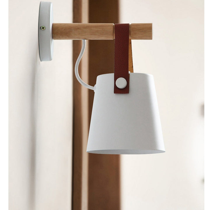Nordic Style Wood Elegant Wall Lamp | Kalsten