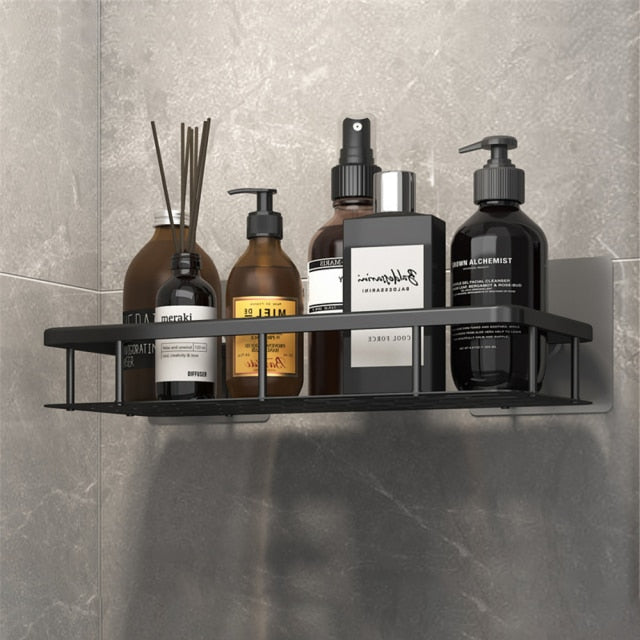Kalsten | Metal Suction Cup Bathroom Shelves