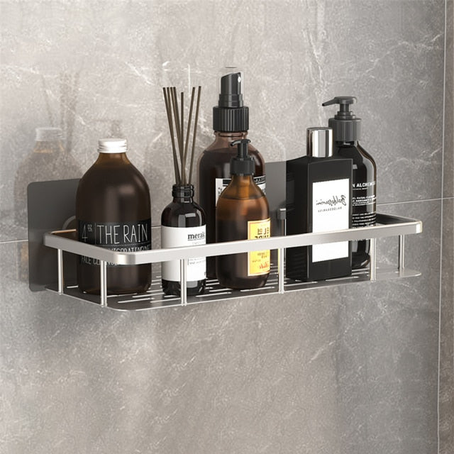 Kalsten | Metal Suction Cup Bathroom Shelves