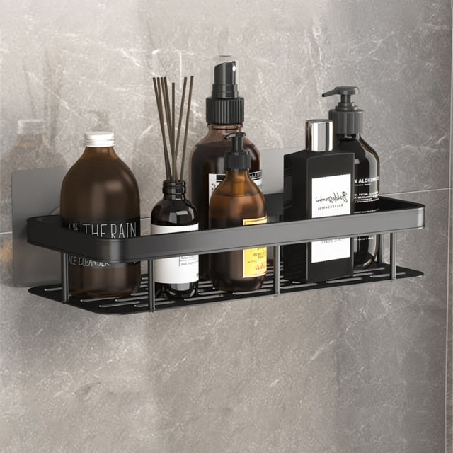 Kalsten | Metal Suction Cup Bathroom Shelves
