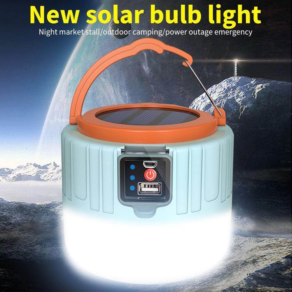 Outdoor Waterproof Solar Rechargeable Camping LED Lamp | Kalsten