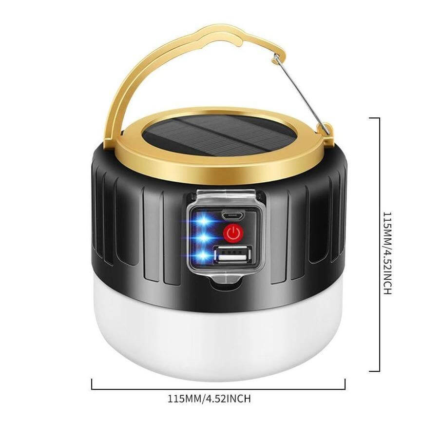 Outdoor Waterproof Solar Rechargeable Camping LED Lamp | Kalsten