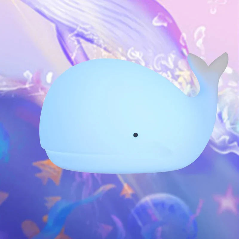GlowWhale Night Lamp - Magical Color Party for Children Kalsten