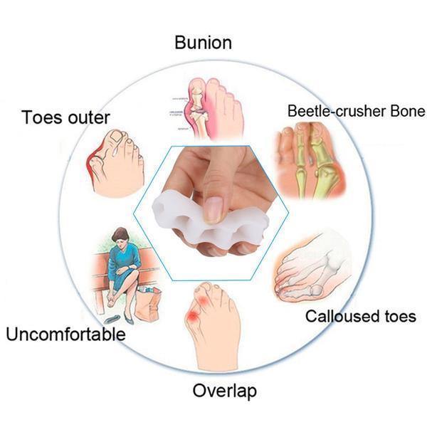 Kalsten | Toe Recovery | Orthopedic Hallux and Hammer Toe Corrector with Toe Separator