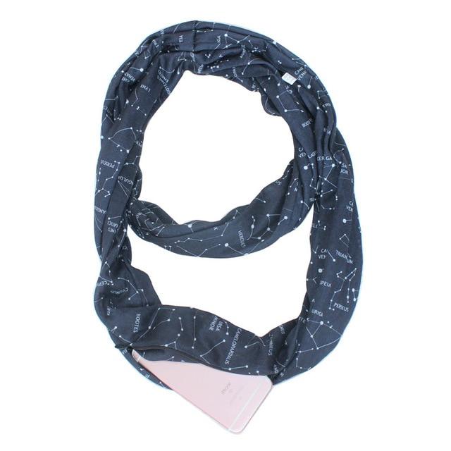 Multi-Way Infinity Scarf with Pocket | Kalsten