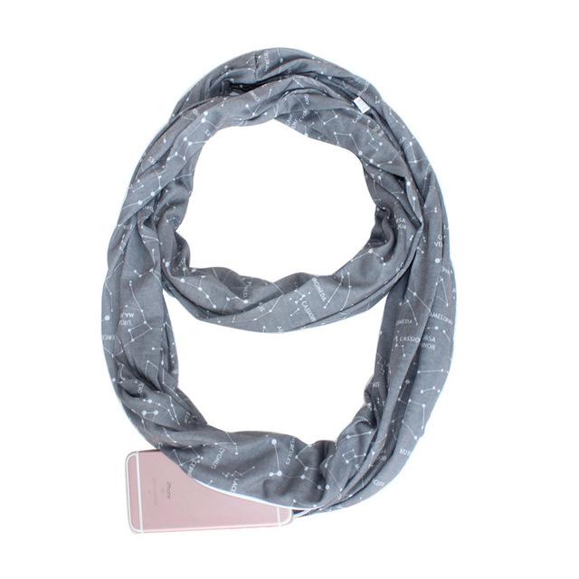 Multi-Way Infinity Scarf with Pocket | Kalsten
