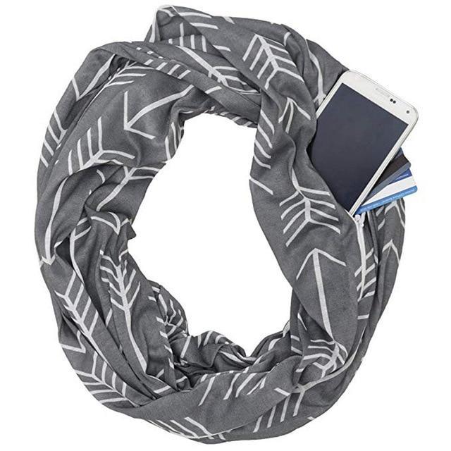 Multi-Way Infinity Scarf with Pocket | Kalsten