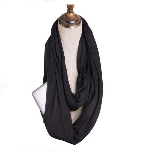Multi-Way Infinity Scarf with Pocket | Kalsten