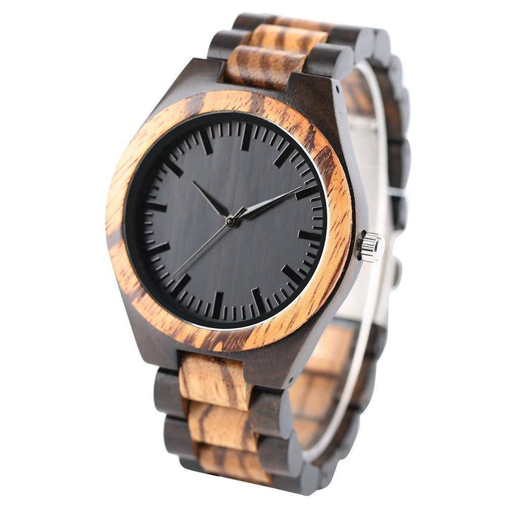 Kalsten | Bamboo Wooden Watch -  Natural Wood Bracelet, Quartz