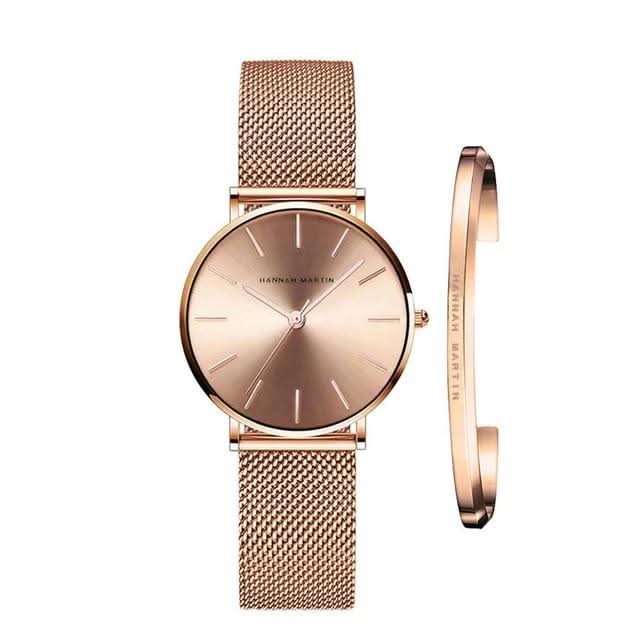 Kalsten | Hannah Martin Women’s Watch with Adjustable Stainless Steel Band