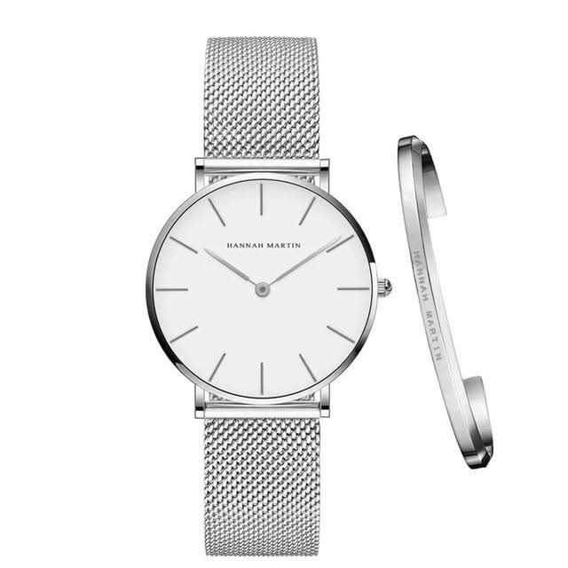 Kalsten | Hannah Martin Women’s Watch with Adjustable Stainless Steel Band