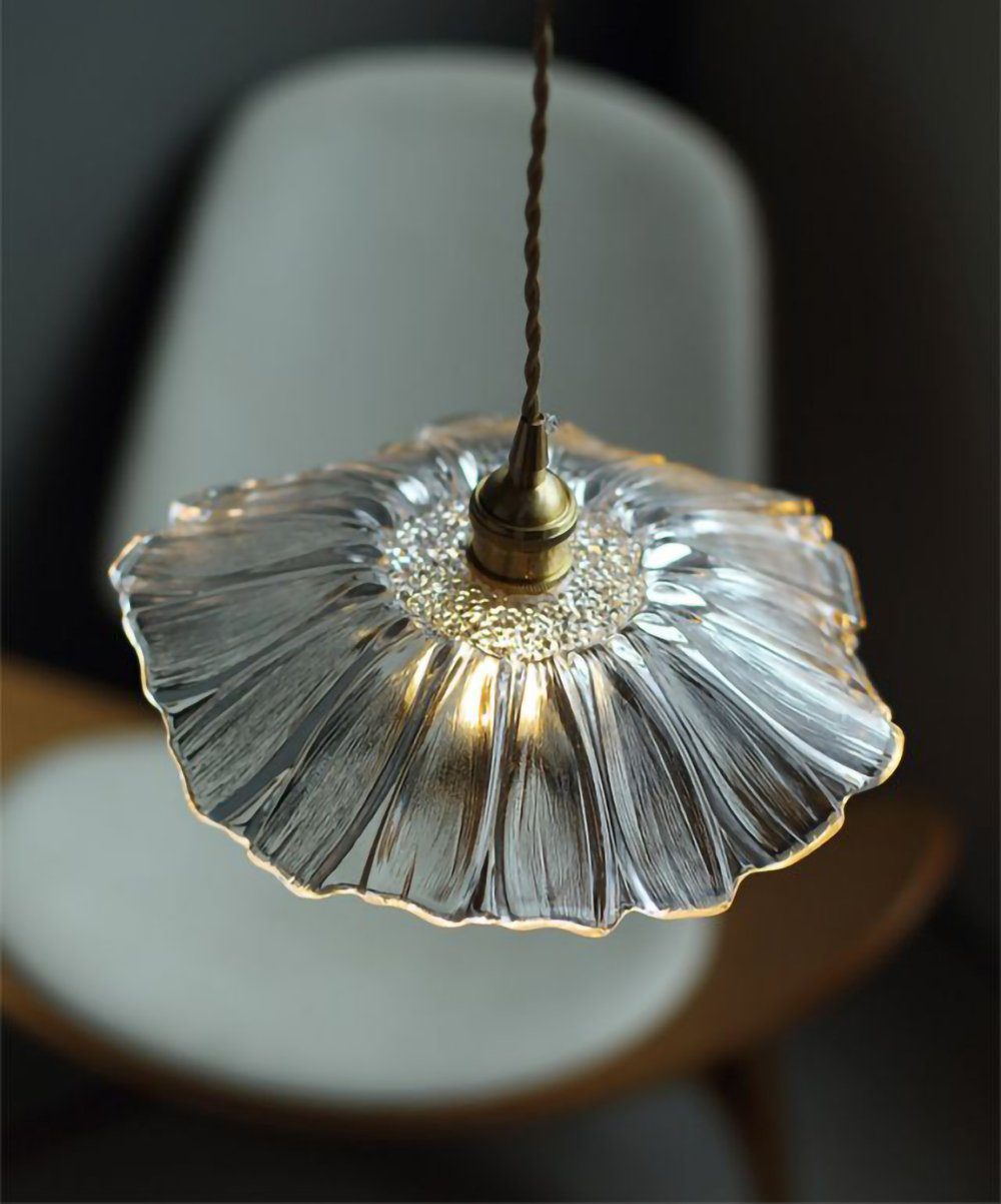 Retro Lotus Creative Glass Pendant Lamp | Kalsten