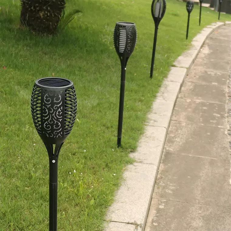 LED Solar Garden Torpedoes Deluxe 96 LED (4 pieces) | Kalsten
