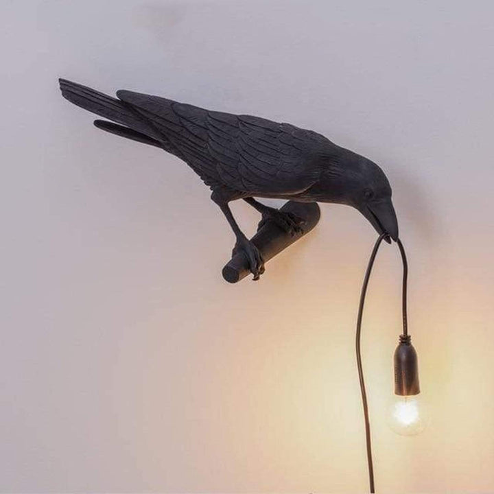 NachtRaaf Ambient Lamp – Decorative bird lamp made of resin for warm lighting | Kalsten
