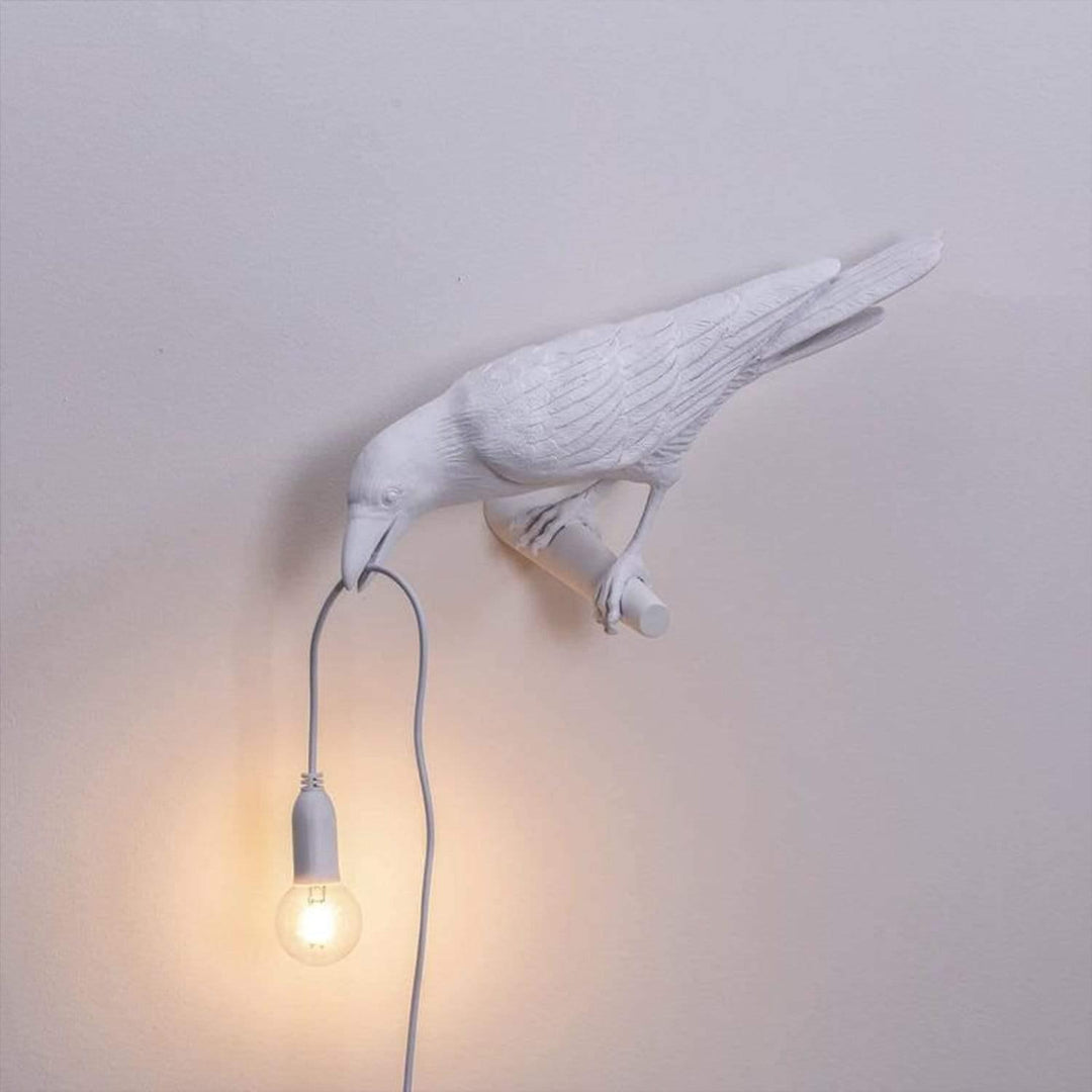 NachtRaaf Ambient Lamp – Decorative bird lamp made of resin for warm lighting | Kalsten