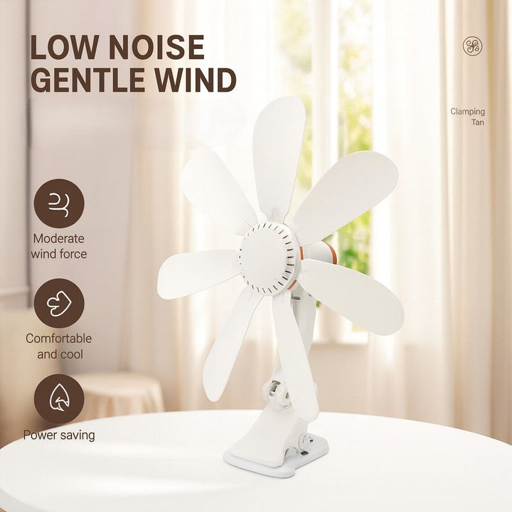 Portable Clip-On Desk & Bedside Fan | Kalsten