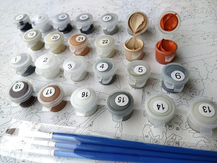 An Abundance of Flowers - Van-Go Paint-By-Number Kit | Kalsten