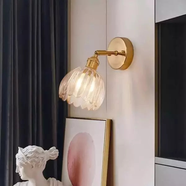 Retro – Wall Light Glass Tulip Bud | Kalsten
